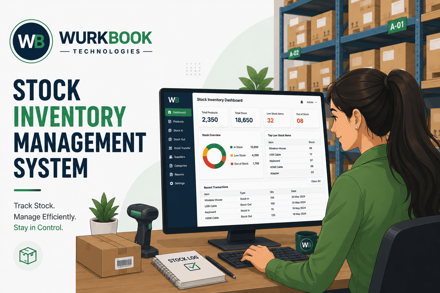 Stock Inventory Management System preview